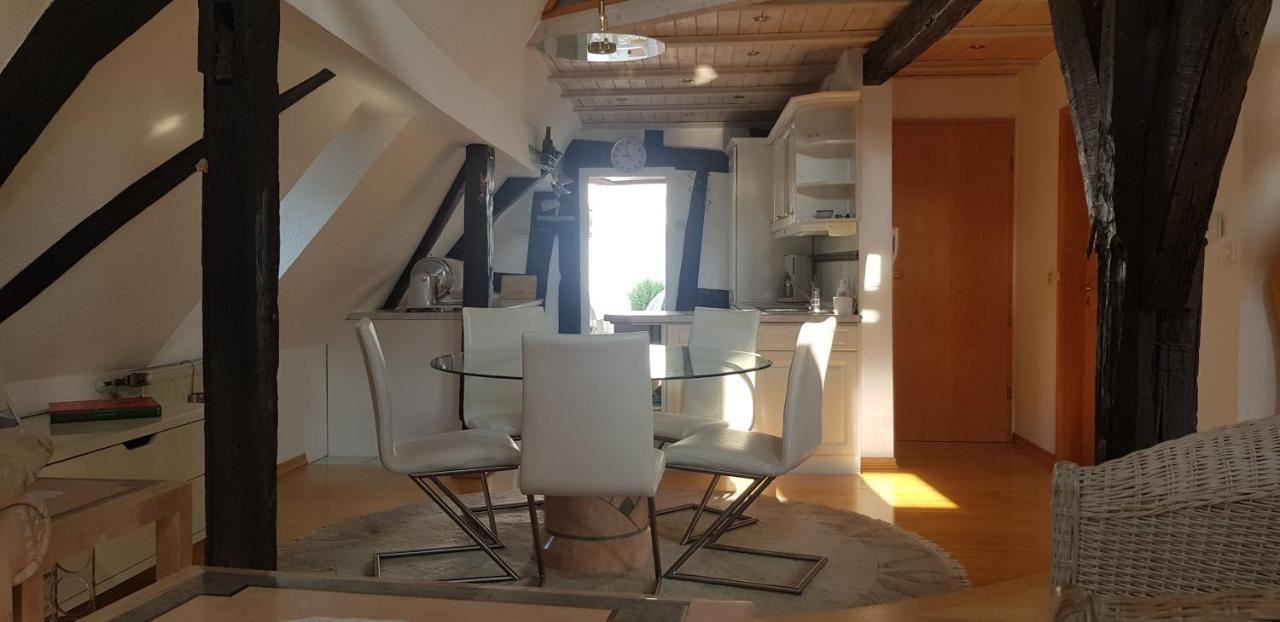 Penthouse Im Historischen Fachwerkhaus Mit Grosser Dachterrasse An Zentralster Lage Boppard Exterior foto