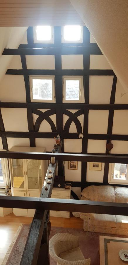 Penthouse Im Historischen Fachwerkhaus Mit Grosser Dachterrasse An Zentralster Lage Boppard Exterior foto